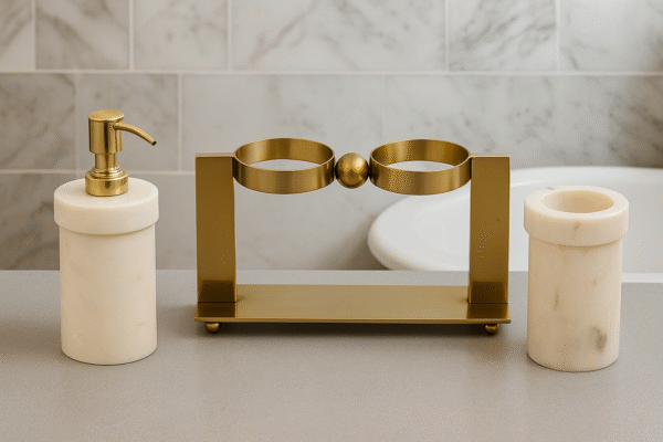ChatGPT-Image-Jul-4-2025-02_53_35-PM.png Premium Marble & Brass Finish Bathroom Set – Soap Dispenser + Toothbrush & Toothpaste Holder