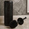 WhatsApp Image 2025-11-19 at 2.30.00 PM Premium Matte Black Toilet Brush with Decorative Holder – Modern Laser-Cut Design – 9L × 9W × 40H cm