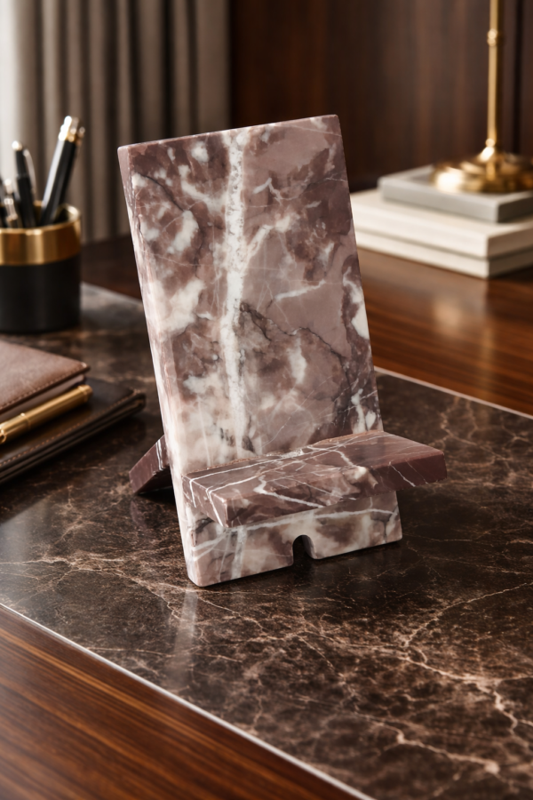Luxury Marble Mobile Phone Stand / Desk Phone Holder