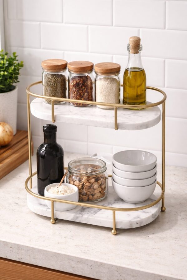 WhatsApp Image 2026-01-07 at 2.28.58 PM Beautiful 2-Tier Organizer with Gold Metal Frame & White Marble