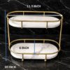 WhatsApp Image 2026-01-07 at 3.00.17 PM Beautiful 2-Tier Organizer with Gold Metal Frame & White Marble