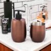 61oNAACop0L._SL1280_ Soap Dispenser for Bathroom | Sanitizer Dispenser | 420 ML with Refillable Pump Bathroom Accessories Items (Granite Bronze)