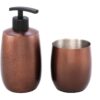 71zv0DqS+IL._SL1500_ (2) Soap Dispenser for Bathroom | Sanitizer Dispenser | 420 ML with Refillable Pump Bathroom Accessories Items (Granite Bronze)