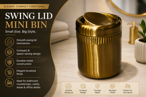 ChatGPT Image May 1, 2026, 03_13_51 PM Premium Metal Mini Swing Bin for Bathroom with Lid – 5.5 Inch Diameter, 6.5 Inch Height
